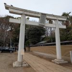 碑文谷八幡宮で新年祈願